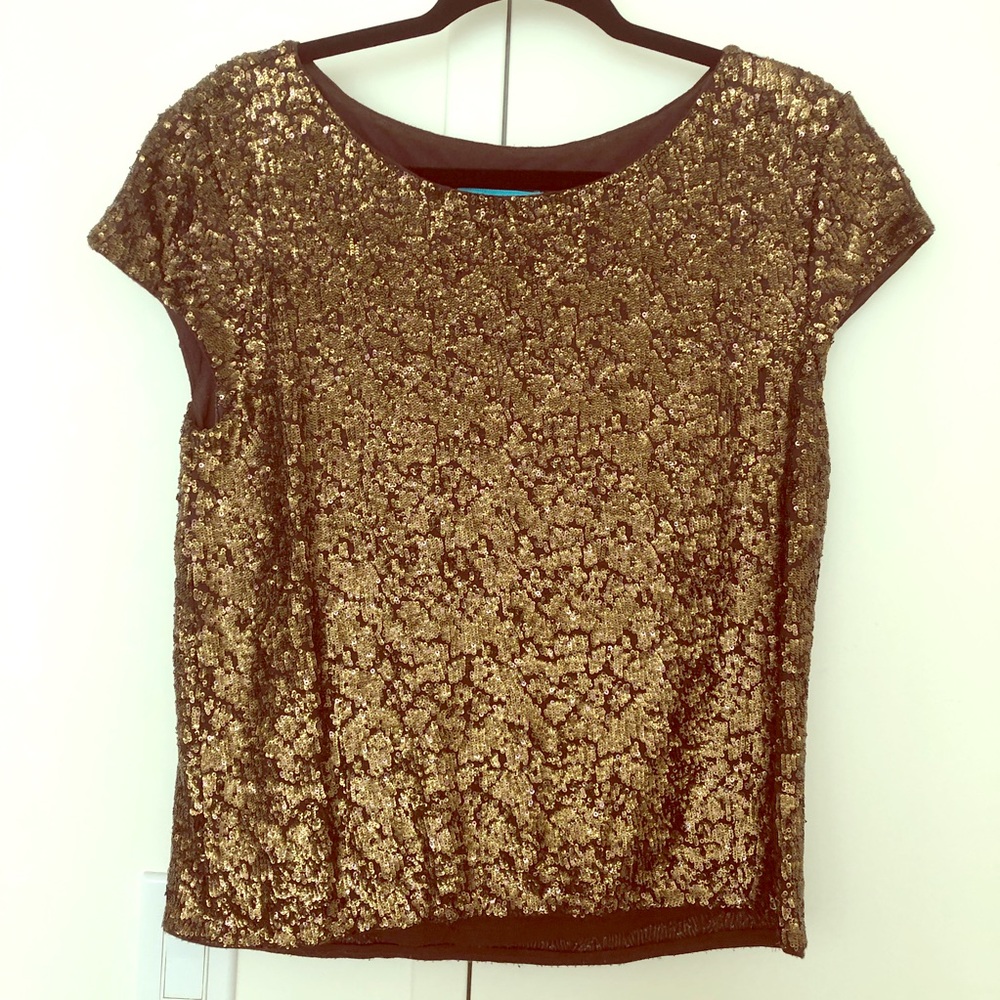 Alice + Olivia Sequin Top - Size Small